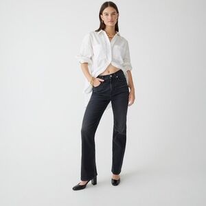 J.Crew High-rise Slim Demi-boot Jean in Charcoal Wash